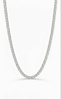Tennis Necklace 7 CT T.W Natural Diamonds